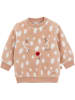 COOL CLUB Fleece trui lichtbruin
