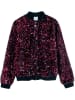 COOL CLUB Sweatjacke in Schwarz/ Pink