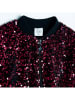 COOL CLUB Sweatjacke in Schwarz/ Pink