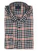 OLYMP Hemd "Casual" - Regular fit - in Schwarz/ Orange