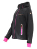 Peak Mountain Softshelljacke "Abra" in Schwarz/ Pink
