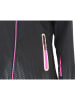Peak Mountain Softshelljacke "Abra" in Schwarz/ Pink