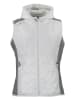 Peak Mountain Fleece bodywarmer "Antilope" wit/grijs