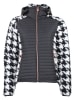 Peak Mountain Hybride jas "Astro" zwart/wit