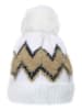 Peak Mountain Mütze "Mouton" in Weiß/ Beige