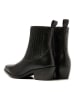 Lazamani Leder-Stiefeletten in Schwarz