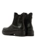Lazamani Leren chelseaboots zwart