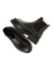 Lazamani Leder-Chelsea-Boots in Schwarz