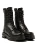 Lazamani Leder-Boots in Schwarz