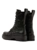 Lazamani Leder-Boots in Schwarz