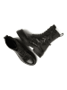 Lazamani Leder-Boots in Schwarz