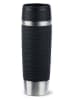 Emsa Kubek termiczny "Travel Mug Waves" w kolorze czarnym - 500 ml