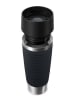 Emsa Kubek termiczny "Travel Mug Waves" w kolorze czarnym - 500 ml