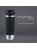 Emsa Kubek termiczny "Travel Mug Waves" w kolorze czarnym - 500 ml