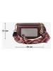 Lia Biassoni Leder-Gürteltasche "Irpino" in Braun - (B)23 x (H)12 x (T)2 cm