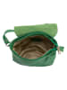 Lia Biassoni Leder-Umhängetasche "Mella" in Grün - (B)24 x (H)20 x (T)10 cm