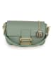 Lia Biassoni Leren schoudertas "Tagliamento" groen - (B)22 x (H)15 x (D)6 cm