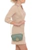 Lia Biassoni Leren schoudertas "Tagliamento" groen - (B)22 x (H)15 x (D)6 cm