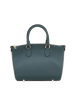 Lucca Baldi Leder-Henkeltasche "Goletta" in Blau - (B)26 x (H)21 x (T)14 cm