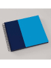 Semikolon Fotoalbum blauw/donkerblauw - (L)37,5 x (B)30,1 cm