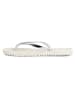 Ilse Jacobsen Teenslippers wit/zilverkleurig