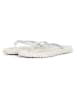 Ilse Jacobsen Teenslippers wit/zilverkleurig