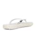 Ilse Jacobsen Teenslippers crème/zilverkleurig