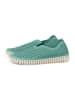 Ilse Jacobsen Leren instappers turquoise