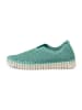 Ilse Jacobsen Leren instappers turquoise