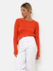 Just Cashmere Kaschmir-Pullover "Vivian" in Orange