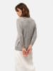 Just Cashmere Kasjmieren trui "Janice" grijs