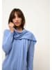 Just Cashmere Kaschmir-Schal "Spencer" in Blau - (L)200 x (B)30 cm