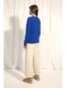 Just Cashmere Kasjmieren vest "Katharine" blauw