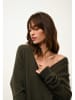 Just Cashmere Kaschmir-Pullover "Opal" in Khaki