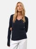 Just Cashmere Kaszmirowy sweter "Abby" w kolorze granatowym
