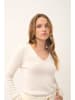 Just Cashmere Kaschmir-Pullover "Abby" in Creme
