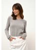 Just Cashmere Kasjmieren trui "Joyce" grijs