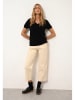 Just Cashmere Shirt "Glamis" in Schwarz