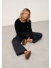 Just Cashmere Kasjmieren trui "Joyce" zwart