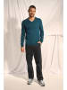 Just Cashmere Kaszmirowy sweter "Tom" w kolorze morskim
