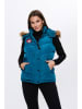 CANADA weather gear Kamizelka pikowana w kolorze niebieskim