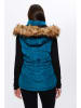 CANADA weather gear Kamizelka pikowana w kolorze niebieskim
