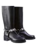 Högl Leder-Stiefel in Schwarz