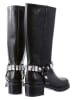 Högl Leder-Stiefel in Schwarz