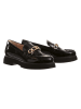 Högl Leder-Slipper "Cecil" in Schwarz