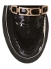 Högl Leder-Slipper "Cecil" in Schwarz