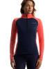 Fischer Fleecejacke in Dunkelblau/ Rot