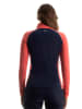 Fischer Fleecejacke in Dunkelblau/ Rot