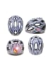 Crazy Safety Fietshelm wit/blauw