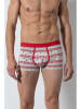 COTONELLA Boxershort rood/grijs
